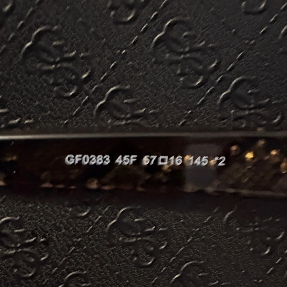 Guess Snake Pattern Tortoise Sunglasses